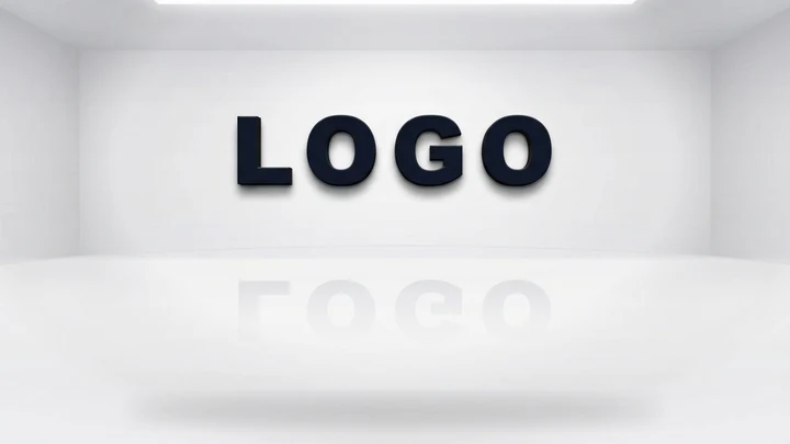 Bright white clean showroom background option